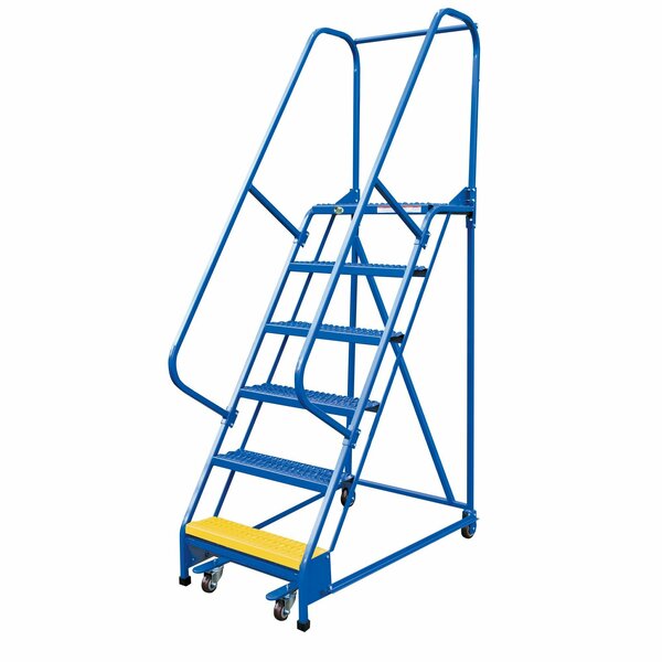 Vestil 90 H Steel PW Ladder, Grip Strut, 6 Step, 6 Steps LAD-PW-26-6-G